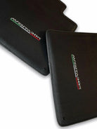 Floor Mats for Lamborghini Aventador Carbon Fiber Leather Limited Edition - AutoWin