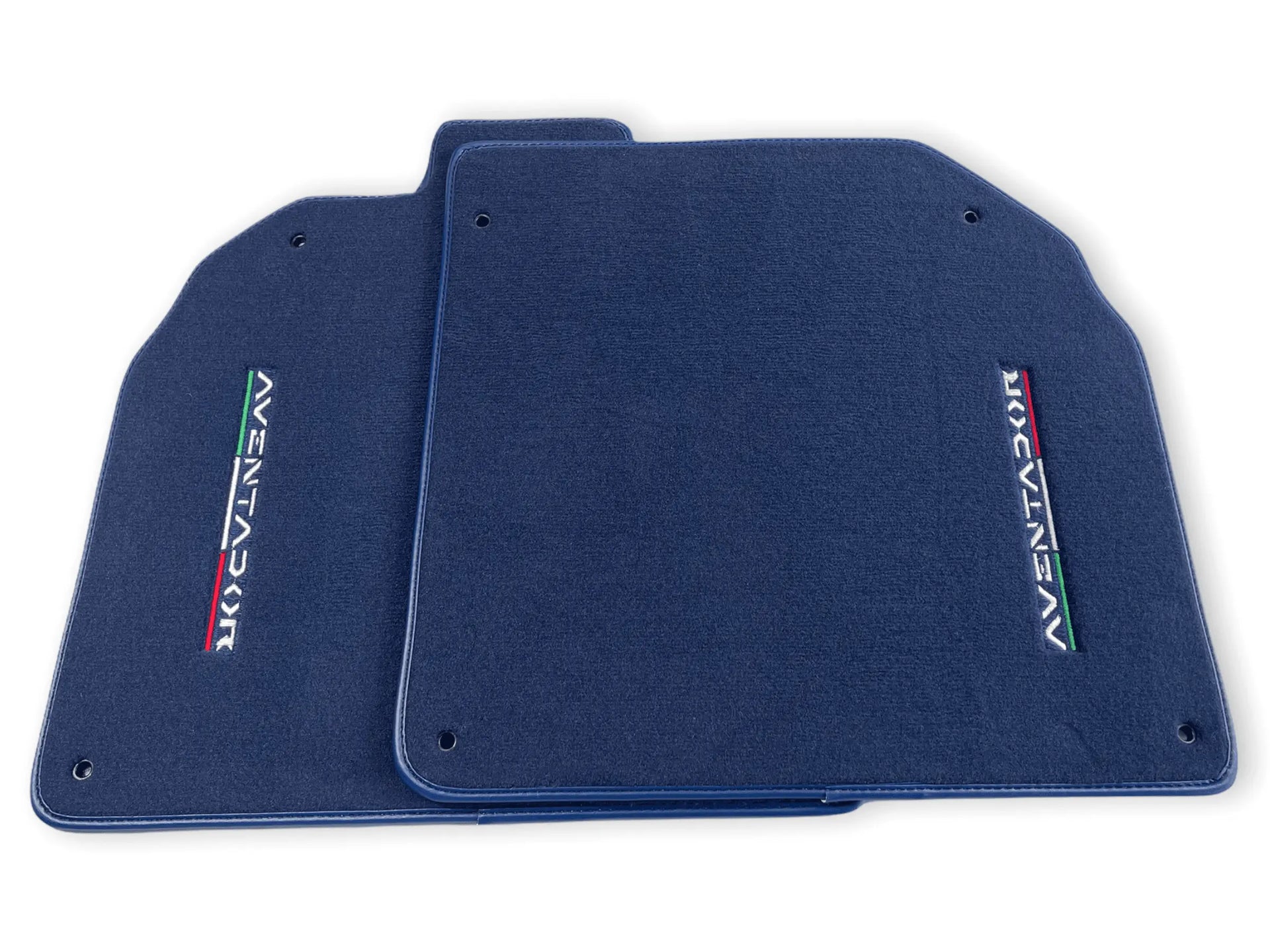 Floor Mats for Lamborghini Aventador Dark Blue Color - AutoWin