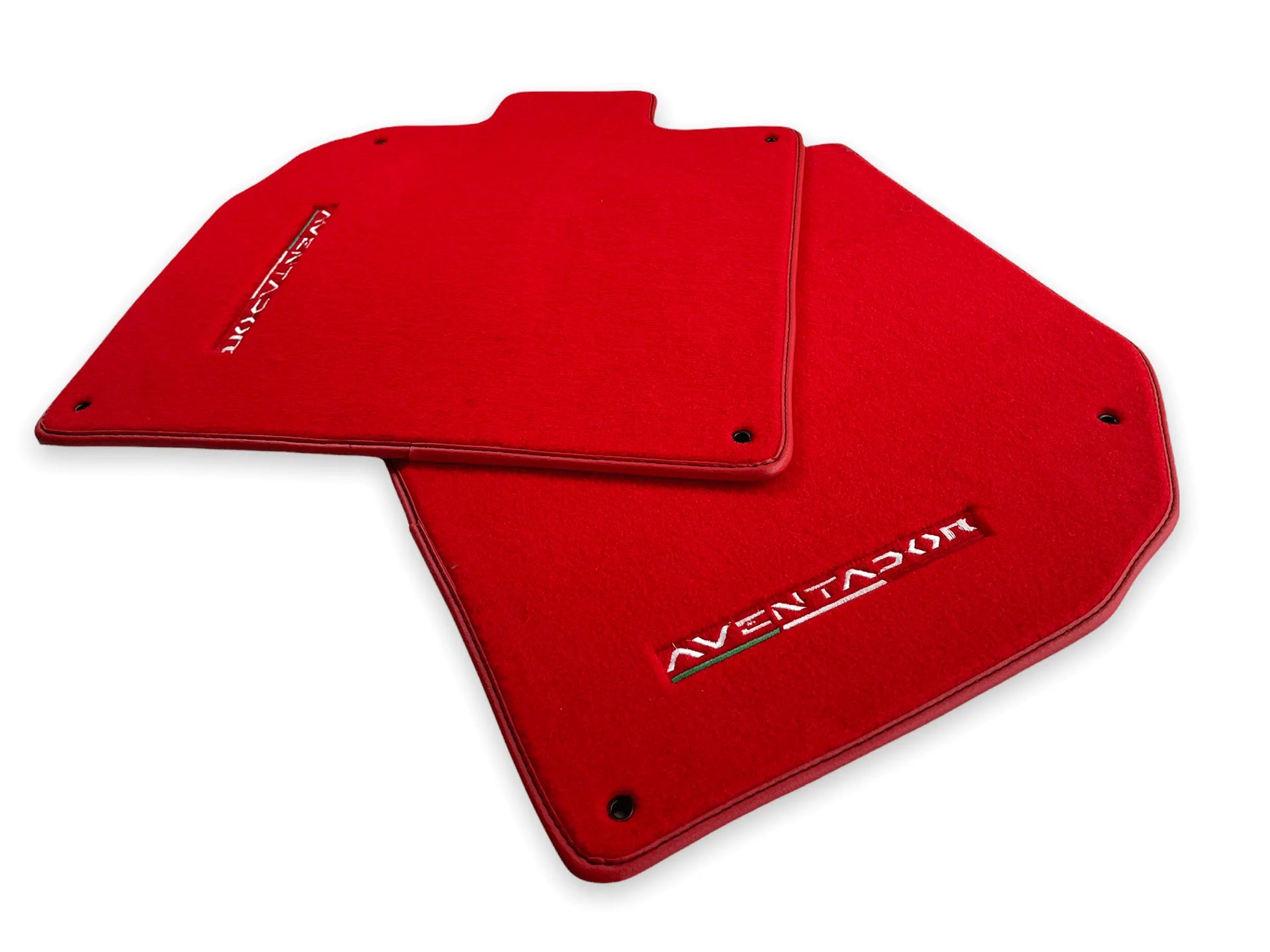 Floor Mats for Lamborghini Aventador Red Color Carpet - AutoWin