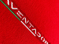 Floor Mats for Lamborghini Aventador Red Color Carpet - AutoWin