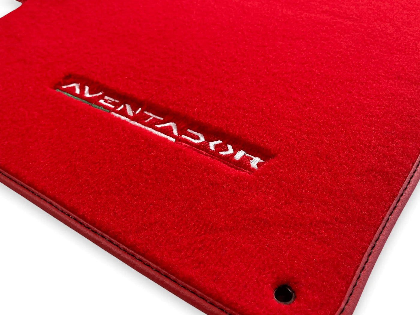 Floor Mats for Lamborghini Aventador Red Color Carpet - AutoWin