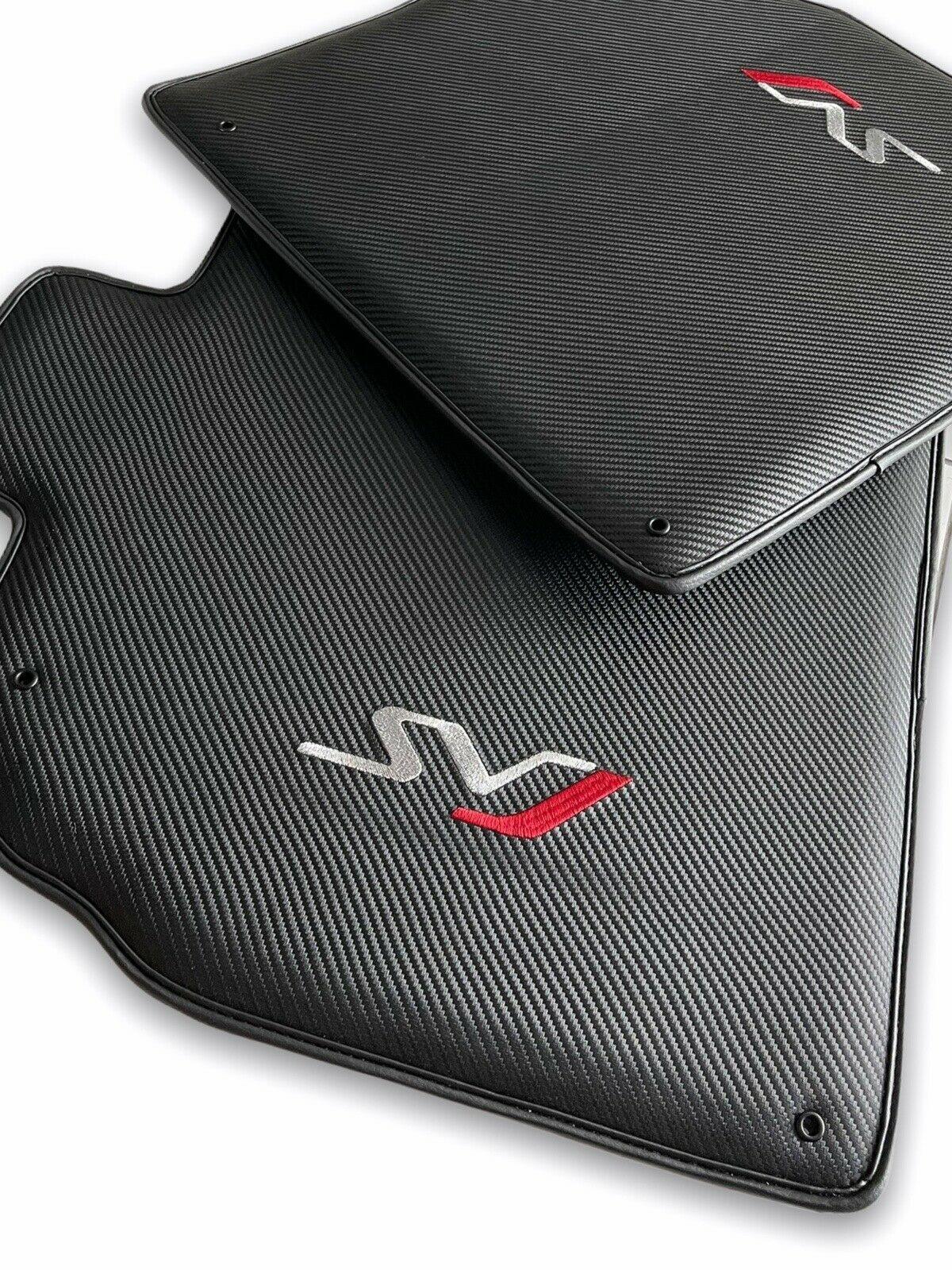 Floor Mats for Lamborghini Aventador Svj Leather Carbon Limited Edition - AutoWin