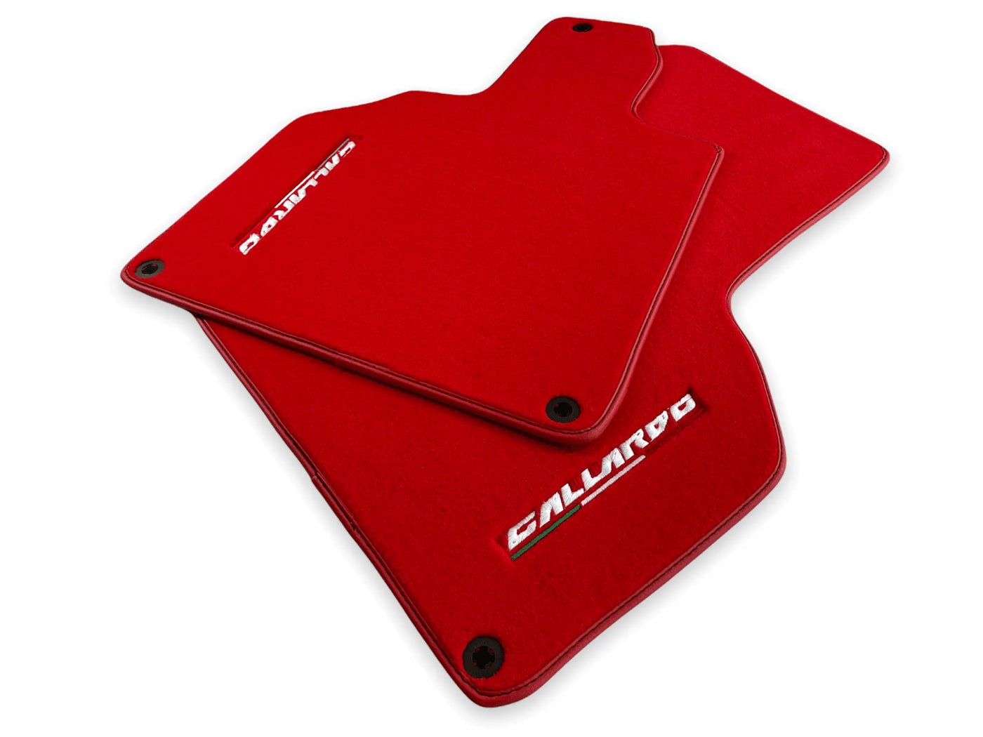 Floor Mats for Lamborghini Gallardo Red Color - AutoWin