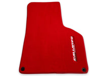 Floor Mats for Lamborghini Gallardo Red Color - AutoWin