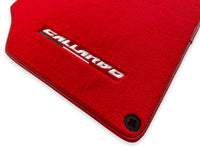 Floor Mats for Lamborghini Gallardo Red Color - AutoWin