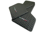 Green Stitched Leather Mats for Lamborghini Huracan