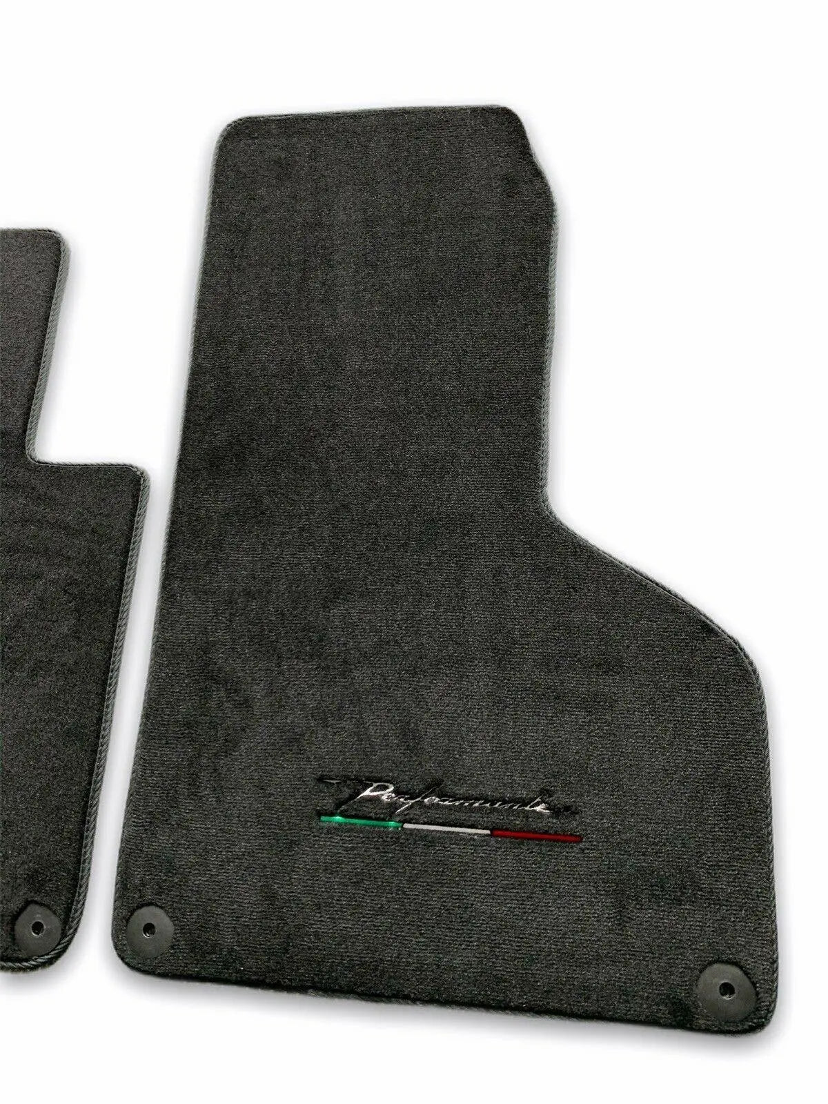 Floor Mats for Lamborghini Huracan With Italian Flag and Perfomante Logo - AutoWin
