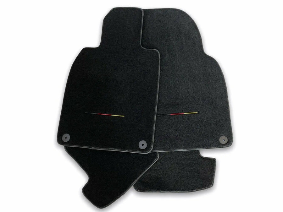 Floor Mats for Porsche Taycan 2019-2023 Carpet Germany Flag AutoWin Brand - AutoWin