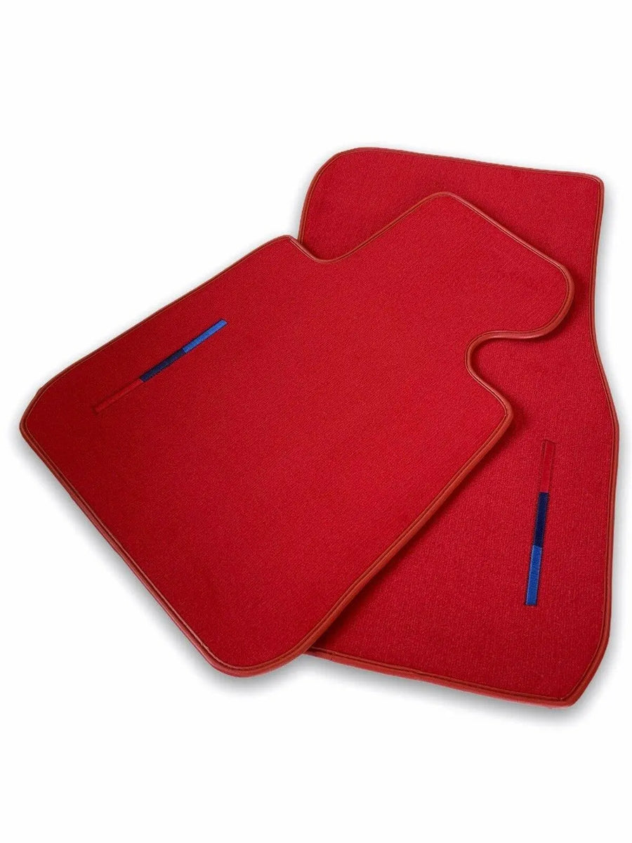Red Floor Mats For BMW 7 Series G11 With M Package - AutoWin