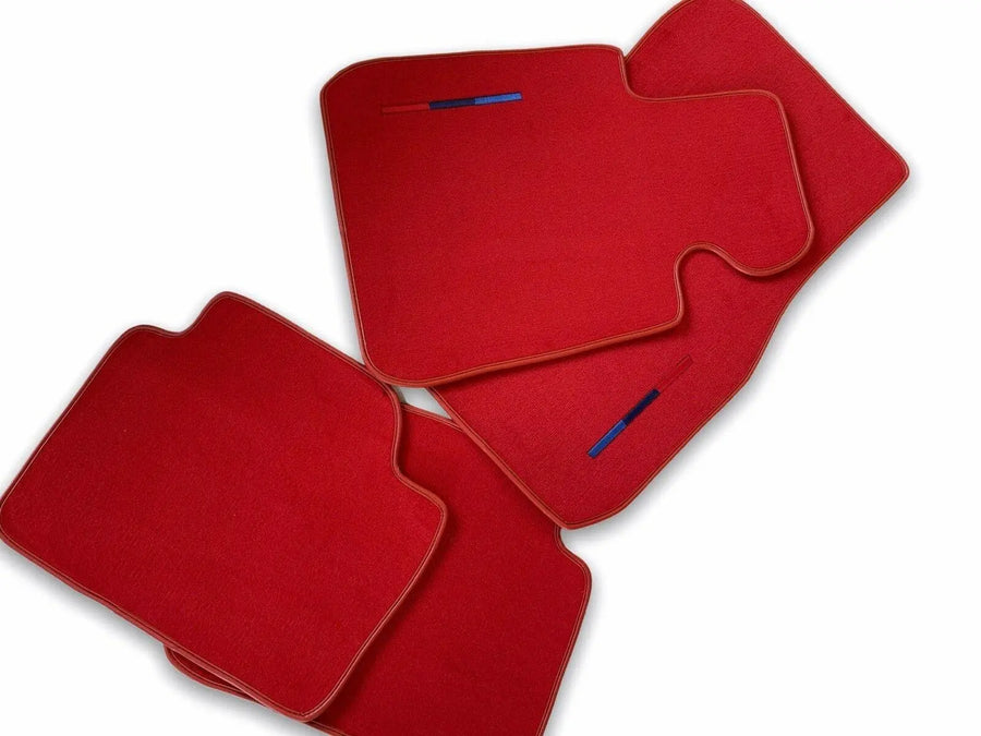 Red Floor Mats For BMW X6 Series E71 With M Package - AutoWin