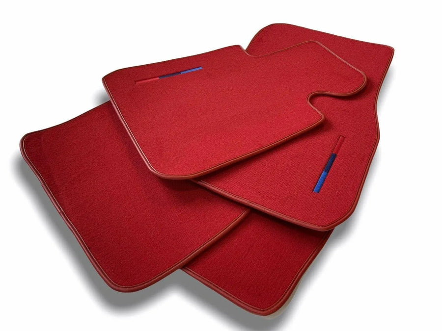 Red Floor Mats For BMW X6 Series E71 With M Package - AutoWin