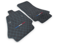 Alcantara Leather Floor Mats For Bugatti Chiron Limited Edition - AutoWin