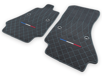 Alcantara Leather Floor Mats For Bugatti Chiron Limited Edition - AutoWin