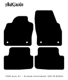 Beige Floor Mats for Audi A1 - 5-door Hatchback (2019-2024) | ER56 Design - AutoWin