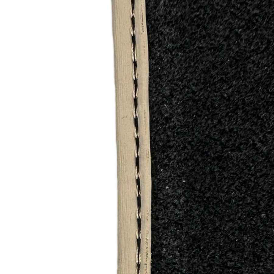 Beige Floor Mats for Bentley Flying Spur (2013-2019) with Leather - AutoWin