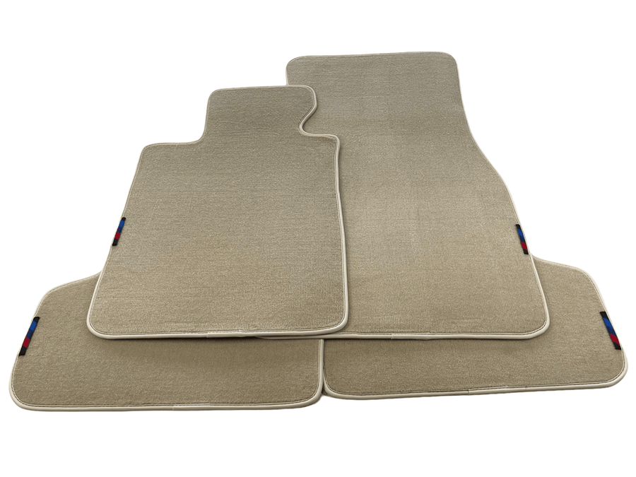 Beige Floor Mats For BMW X4 Series F26 With M Package - AutoWin