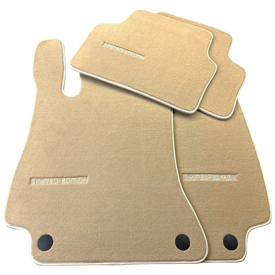 Beige Floor Mats For Mercedes Benz B-Class W246 (2011-2019) | Limited Edition - AutoWin