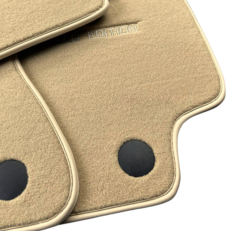 Beige Floor Mats For Mercedes Benz E-Class S212 Estate Facelift (2013-2016) | Limited Edition - AutoWin