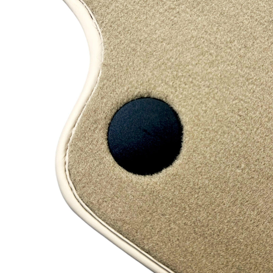 Beige Floor Mats For Mercedes Benz EQB-Class X243 (2022-2024) | Limited Edition - AutoWin