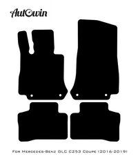 Beige Floor Mats For Mercedes Benz GLC-Class C253 Coupe (2016-2019) | Limited Edition - AutoWin