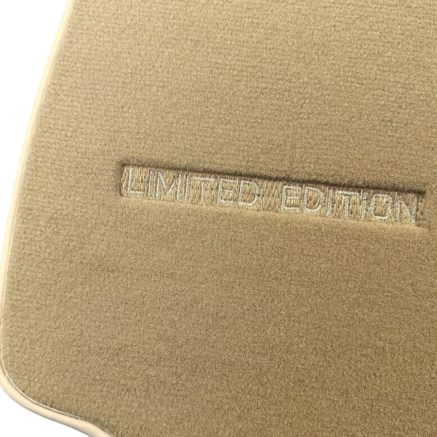 Beige Floor Mats For Mercedes Benz GLE-Class C292 Coupe (2015-2020) | Limited Edition - AutoWin