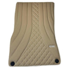 Beige Leather Floor Mats For Mercedes Benz E-Class W214 Sedan (2023-2024) | ER56 Design - AutoWin
