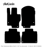 Beige Leather Floor Mats For Mercedes Benz GLE-Class V167 Allrounder - 5 Seats (2019-2023) | ER56 Design - AutoWin