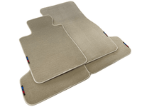 Beige Mats For BMW 3 Series E30 2-doors Coupe With M Package - AutoWin