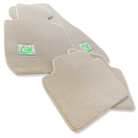 Beige Mats For BMW 3 Series E46 Convertible Tailored Set Perfect Fit - AutoWin