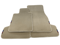 Beige Mats For BMW 8 Series E31 2-door Coupe With M Package - AutoWin