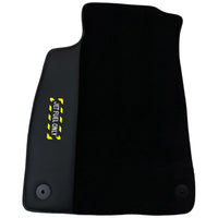 Black Floor Mats for Audi A1 - 5-door Citycarver (2019-2024) | Fighter Jet Edition - AutoWin