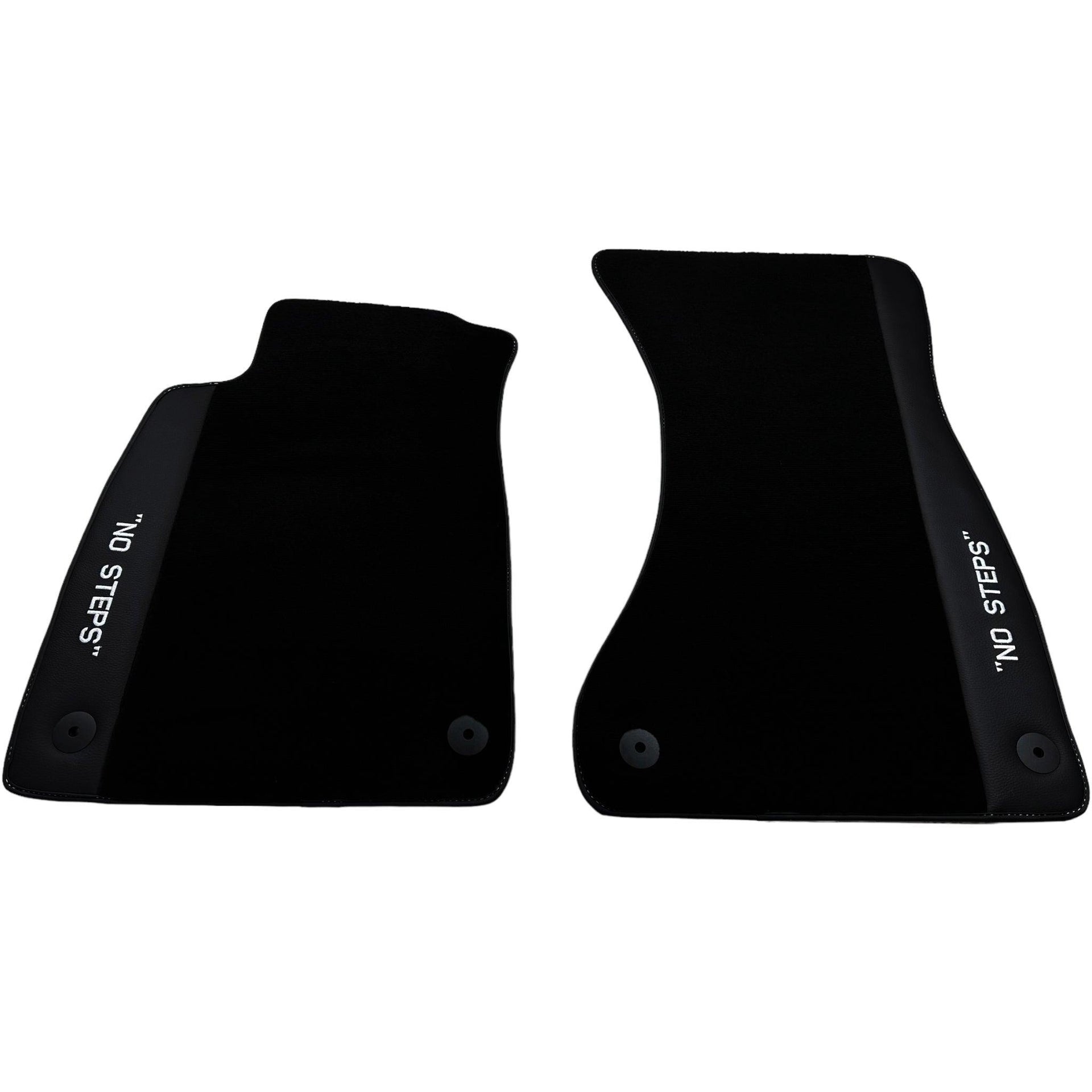 Black Floor Mats for Audi A3 - Convertible (2008-2013) | No Steps - AutoWin