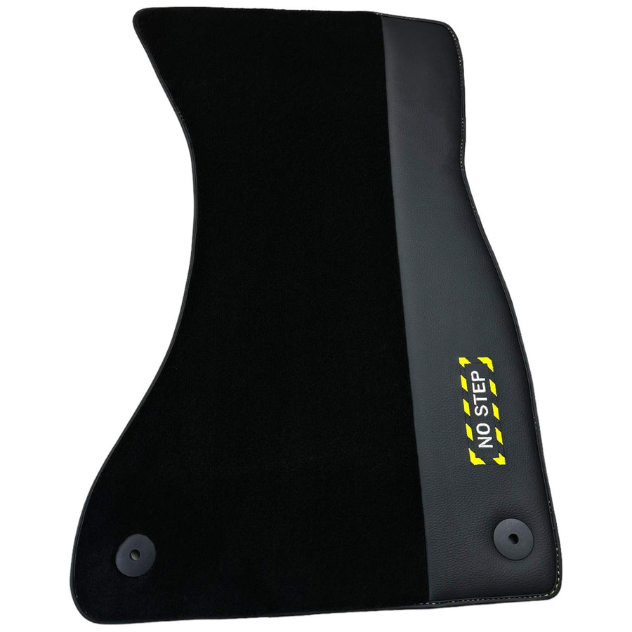 Black Floor Mats for Audi A4 - B5 Facelift Sedan (1999-2001) | Fighter Jet Edition - AutoWin