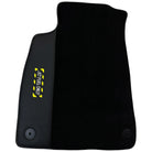 Black Floor Mats for Audi A6 - C5 Avant Facelift (2002-2004) | Fighter Jet Edition - AutoWin