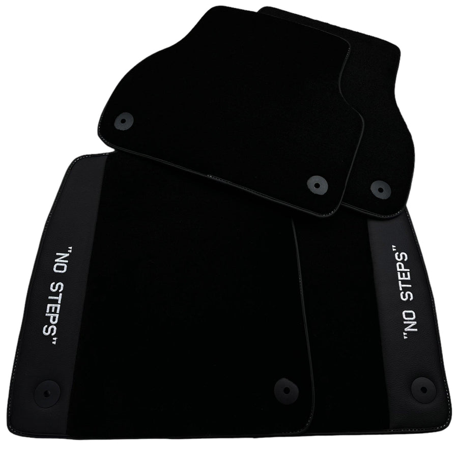 Black Floor Mats for Audi A6 - C6 Avant (2004-2008) | No Steps - AutoWin