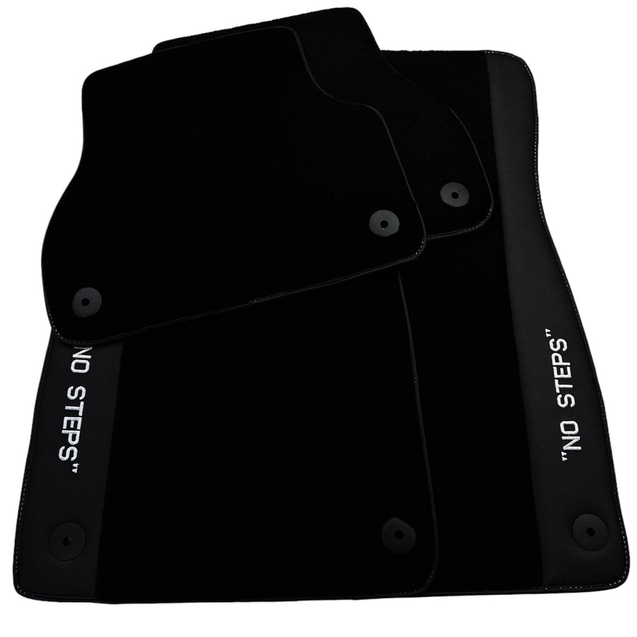 Black Floor Mats for Audi A6 - C6 Avant (2004-2008) | No Steps - AutoWin