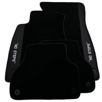 Black Floor Mats for Audi A6 - C8 Sedan (2018-2023) | No Steps - AutoWin