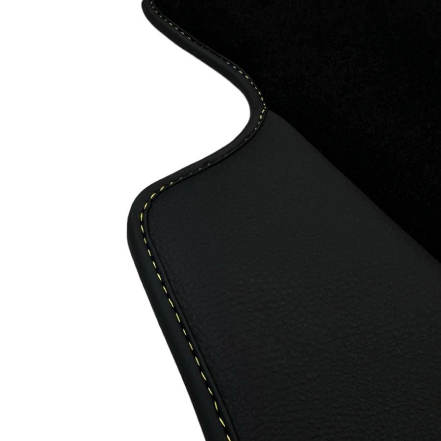 Black Floor Mats for Audi A8 A8 D4 Long (2010-2017) | Fighter Jet Edition - AutoWin