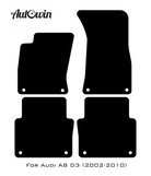 Black Floor Mats for Audi A8 D3 (2002-2010) | No Steps - AutoWin