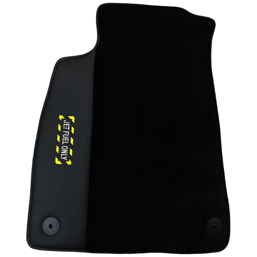 Black Floor Mats for Audi e-tron GT (2021-2024) | Fighter Jet Edition - AutoWin