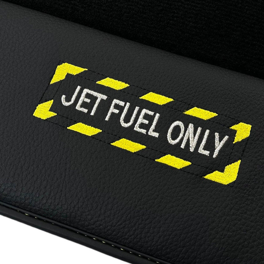 Black Floor Mats For BMW 5 Series F10 | Fighter Jet Edition - AutoWin