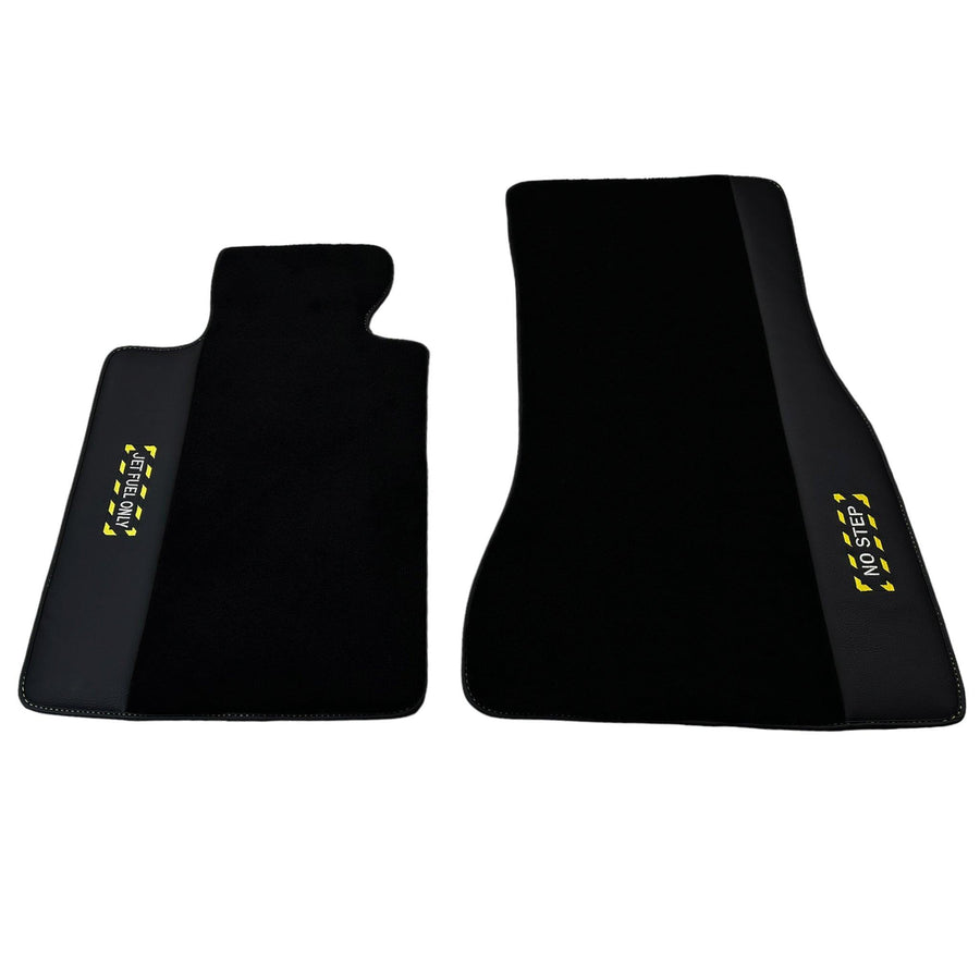 Black Floor Mats For BMW 5 Series F10 | Fighter Jet Edition - AutoWin