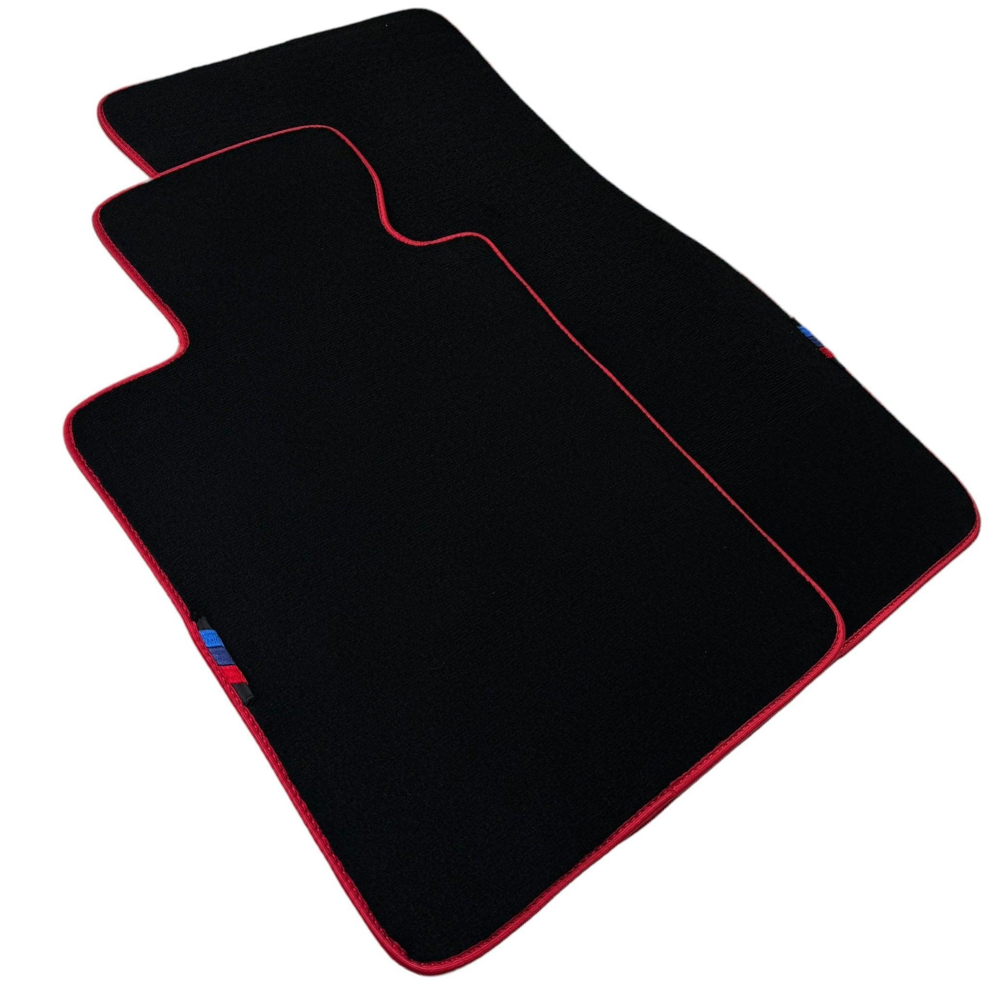 Black Floor Mats For BMW 7 Series G11 | Red Trim AutoWin Brand - AutoWin