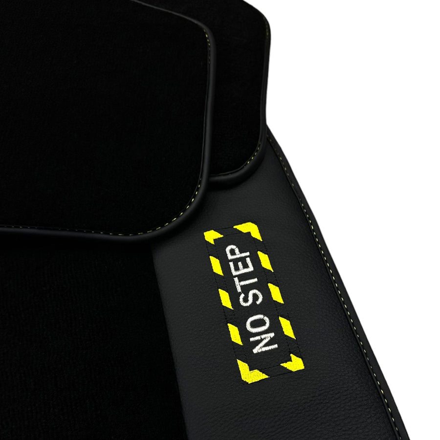 Black Floor Mats For BMW X3 Series F25 | Fighter Jet Edition - AutoWin
