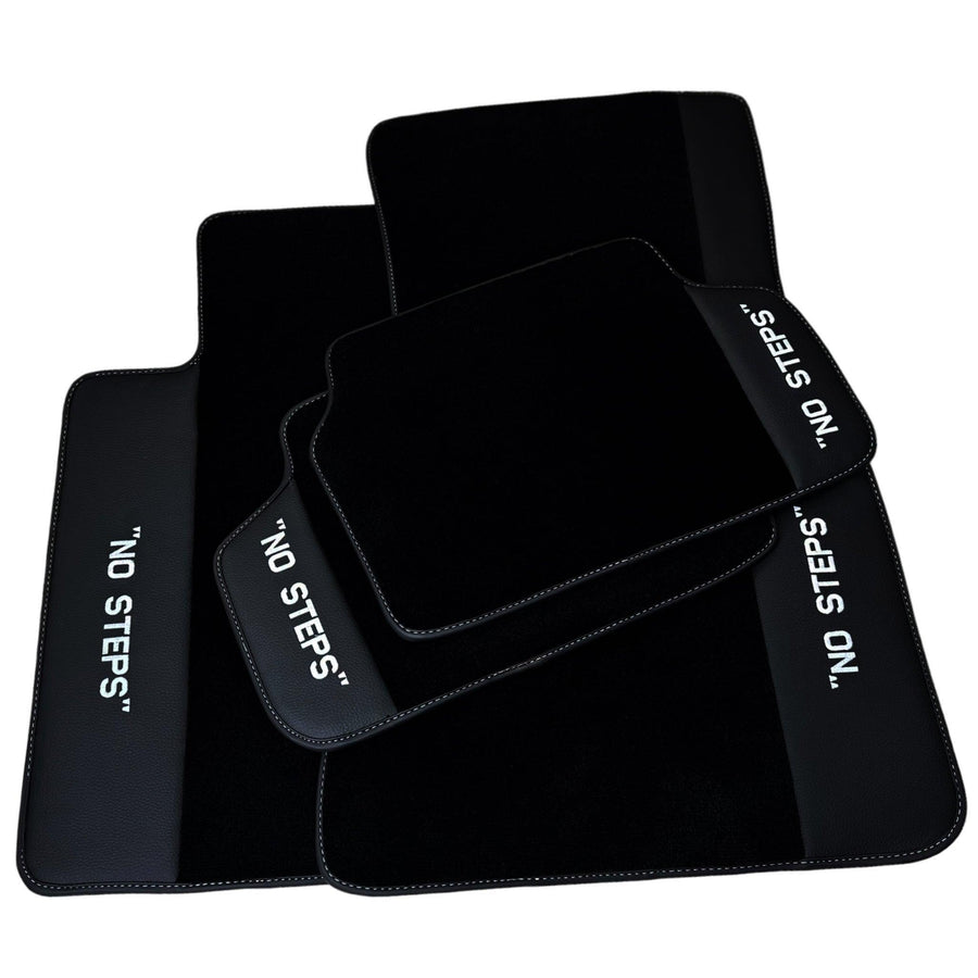 Black Floor Mats For BMW X6 Series E71 No Steps Edition - AutoWin