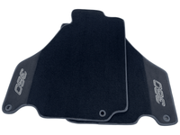 Black Floor Mats For Ferrari 360 Modena 1999-2005 With Alcantara Leather - AutoWin