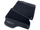 Black Floor Mats For Ferrari California 2008-2014 With Alcantara - AutoWin