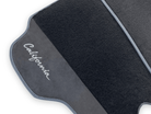 Black Floor Mats For Ferrari California 2008-2014 With Alcantara - AutoWin