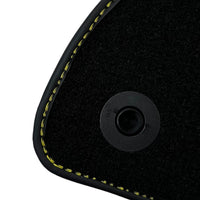 Black Floor Mats For Mercedes Benz A-Class W168 (1997-2004) | Fighter Jet Edition - AutoWin