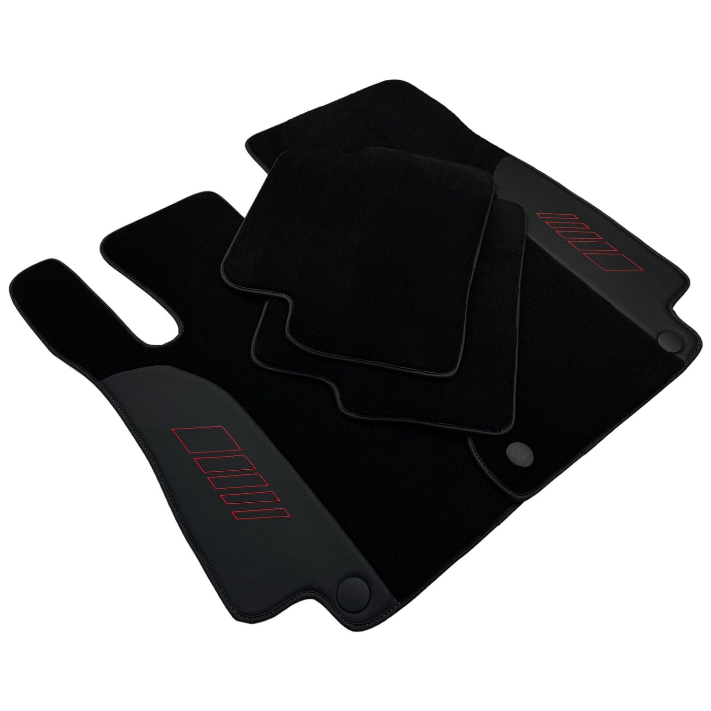 Black Floor Mats For Mercedes Benz B-Class T245 (2005-2011) | AutoWin Edition - AutoWin